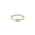 Gold Engagement Ring with Diamond