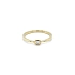 Gold Engagement Ring with Diamond