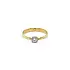 Gold Engagement Ring with Diamonds