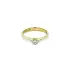 Gold Engagement Ring with Diamond