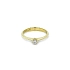 Gold Engagement Ring with Diamond