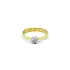 Gold Engagement Ring with Diamonds