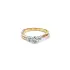 Gold Engagement Ring with Diamond