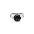 Gold Ring with Blue Spinel and Diamonds