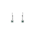 Gold Earrings with Emeralds and Diamonds