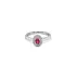 Gold Ring with Ruby and Diamonds