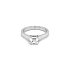 Gold engagement ring with diamond