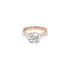 Gold Engagement Ring with Diamond