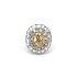 Gold Ring with Fancy Yellow Diamat