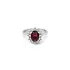 Gold Ring with Ruby and Diamonds
