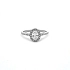 Gold Engagement Ring with Diamonds