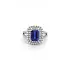Gold Ring with Tanzanite and Diamonds
