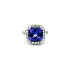 Diamond Ring with Tanzanite