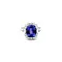 Diamond Ring with Tanzanite