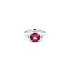 Gold Ring Pink Tourmaline and Diamonds