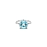 Gold Ring Topaz and Diamonds