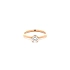 Gold Engagement Ring with Diamond