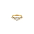 Gold Engagement Ring with Diamonds
