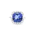 Blue Treasure - Ring with Tanzanite and Diamond Elegance