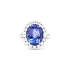 Luxury Jewellery with Tanzanite and Diamonds in White Gold