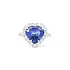 Exclusive Master Ring with Tanzanite in Combination with Diamonds