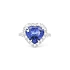 Exclusive Master Ring with Tanzanite in Combination with Diamonds