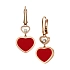 Gold Earrings Chopard Happy Hearts 837482-5810