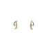 Gold Earrings with Diamonds