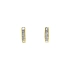 Gold Earrings with Diamonds