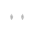 Gold Earrings with Diamonds