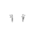 Gold Earrings with Diamonds