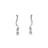 Gold Earrings with Diamonds