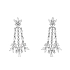 Gold Earrings with Diamonds