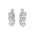 Gold Earrings with Diamonds