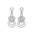 Gold Earrings with Diamonds