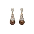 Gold Earrings Natural Pearls