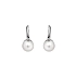 Gold Earrings Natural Pearls and Diamonds