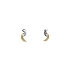Gold Earrings with Diamonds