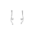 Gold Earrings with Diamonds