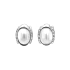 Gold Earrings Pearls and Diamonds