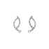 Gold Earrings with Diamonds