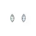 Gold Earrings with Blue Topaz and Diamonds