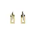 Gold Earrings with Diamonds