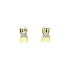 Gold Earrings with Diamonds