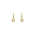 Gold Earrings with Diamonds