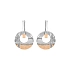 Gold Earrings with Diamonds