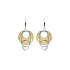 Gold Earrings with Diamonds