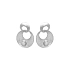 Gold Earrings with Diamonds