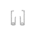 Gold Earrings with Diamonds
