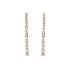 Gold Earrings with Diamonds